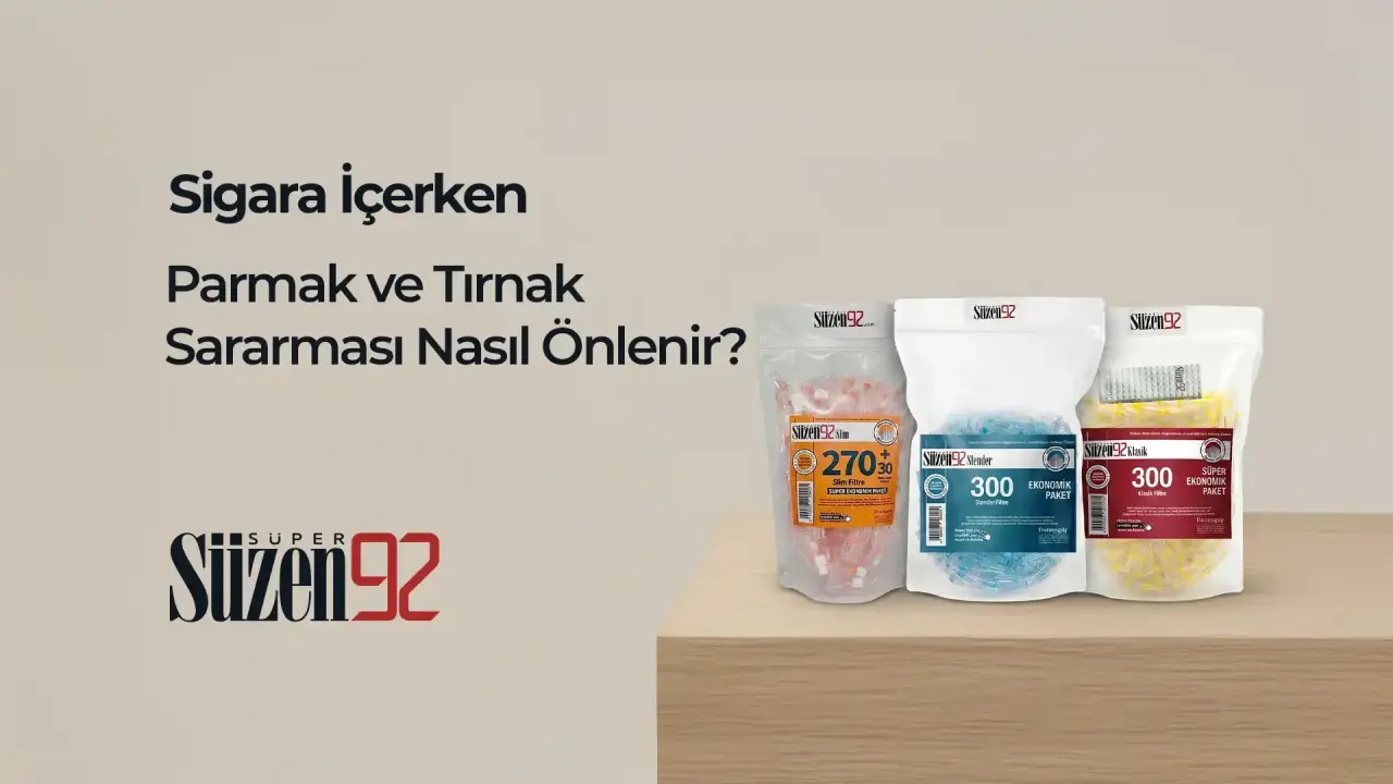 Sigara İçerken Parmak ve Tırnak Sararması Nasıl Önlenir?